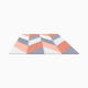 Skip Hop Geo Playspot Foam Floor Tiles - Gray/Peach