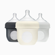 Boon NURSH Silicone Pouch Bottles - Gray, 4 Oz