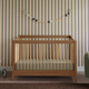 babyletto Sprout 4-in-1 Convertible Crib with Conversion Kit - Chestnut/Natural