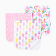 Copper Pearl Burp Cloth Set - Summer