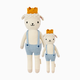 cuddle+kind Hand-Knit Doll - Sebastian The Lamb, Little 13''