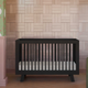 babyletto Hudson 3-in-1 Convertible Crib with Toddler Bed Conversion Kit - Black