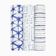 Aden + Anais Silky-Soft Swaddles 3-Pack - Indigo Shibori