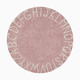 Lorena Canals Round ABC Washable Rug - Vintage Blush Natural, 5' Round