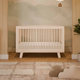 babyletto Hudson 3-in-1 Convertible Crib with Toddler Bed Conversion Kit - Washed Natural