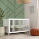 babyletto Gelato 4-in-1 Convertible Crib with Conversion Kit - White/Washed Natural