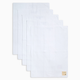 Burt's Bees Baby Organic Burp Cloth (5 Pack) - Cloud Solid