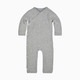 Burt's Bees Baby Organic Quilted Wrap Front Jumpsuit - Heather Grey, Newborn
