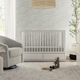 babyletto Bento 3-in-1 Storage Crib with Toddler Bed Conversion Kit - White