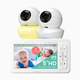Babysense HD Split Screen Video Baby Monitor HD S2 - 2 Cameras