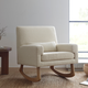 Nursery Works Sleepytime Rocker - Ivory Boucle/Light Legs