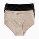 Kindred Bravely Bamboo Viscose Maternity Hipster Panties (2 Pack) - Neutrals, 1 X/2 X