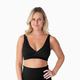 Kindred Bravely Sublime Adjustable Crossover Nursing Bra For Breastfeeding - Black, Large