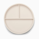 AEIOU Suction Divided Plate - Oat Milk