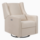 babyletto Kiwi Electronic Recliner and Swivel Glider - Performance Beach Eco Weave