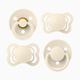 BIBS Try-it Pacifier Collection - Ivory, 0-6 Months