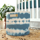 Crane Baby Cotton Canvas Storage Bin - Caspian Tie Dye