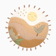 Crane Baby Cotton Quilted Activity Mat - Desert Sunset