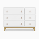 Delta Children babyGap Legacy 6 Drawer Dresser - Bianca White