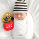 Estella Organic Cotton Handmade Baby Rattle - Apple