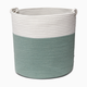 Sprucely Large Rope Basket - Sage, Single