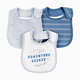 Carter's Bibs (3 Pack) - Blue, Osz