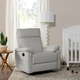daVinci Suzy Manual Recliner and Swivel Glider - Frost Grey