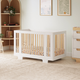 babyletto Yuzu 8-in-1 Convertible Crib with All-Stages Conversion Kits - White / Natural