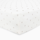 Little Unicorn Stretch Knit Crib Sheet - Grey Cross