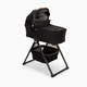 Nuna DEMI Series Bassinet + Stand - Caviar/Cognac