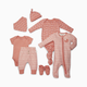 Tiny Kind Head to Toe 7 Piece Set - Floral Bunch, 0-3 M