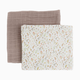 Little Unicorn Organic Cotton Muslin Swaddle Blanket 2 Pack - Floral Field