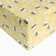Copper Pearl Printed Premium Crib Sheet - Honeycomb