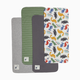 Small Story Organic Cotton Burp Cloth (4 Pack) - Dinos Multi