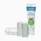 Dr. Brown's Silicone Finger Toothbrush with Case, 2-Pack - Gray/Green, Strawberry Toothpaste