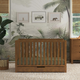 Carter's by daVinci Colby 4-in-1 Convertible Crib with Trundle Drawer - Walnut