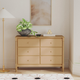 daVinci Jenny Lind Spindle 6-Drawer Dresser - Honey