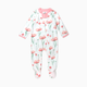 Honest Baby Clothing Organic Cotton Sleep & Play - Strawberry Pink Floral, 0-3 M