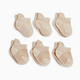 Tiny Kind Bamboo Viscose Socks (6 Pack) - Ecru, 3-6 M