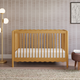 babyletto Swell 4-in-1 Convertible Crib with Conversion Kit - Honey