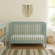 babyletto Swell 4-in-1 Convertible Crib with Conversion Kit - Light Sage