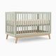 dadada Soho 3-in-1 Convertible Crib - Sage/Natural