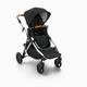 Mockingbird Single Stroller 2.0 - Black/Windowpane Canopy With Penny Leather