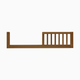 Carter's by daVinci Colby Toddler Bed Conversion Kit - Walnut