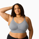 Kindred Bravely Simply Sublime Seamless Nursing Bra For Breastfeeding - Slate Grey, 2X