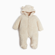 Small Story High-Pile Fleece Bunting - Ivory, Newborn
