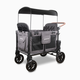 WonderFold Wagon W4 Luxe Pro Stroller Wagon - Charcoal Gray