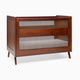 Halo 3-in-1 Breathable Mesh Convertible Crib with Conversion Kit - Walnut