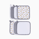Small Story Organic Cotton Washcloth (6 Pack) - Gray Bees, 6