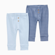 Carter's Cotton Pants (2 Pack) - Blue, Newborn